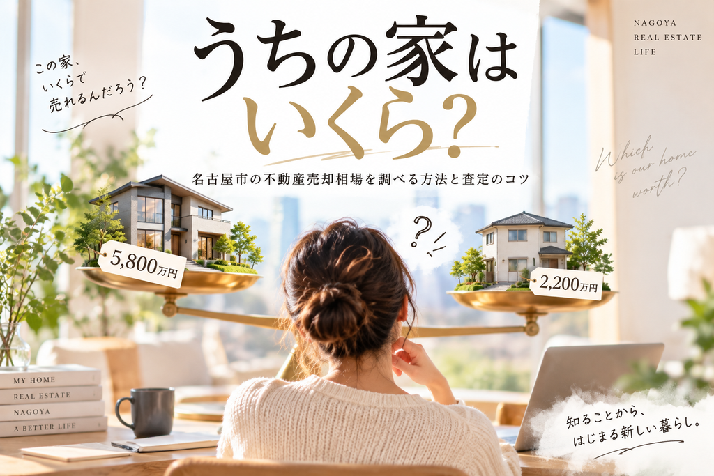 「うちの家はいくら？」名古屋市の不動産売却相場を調べる方法と査定のコツ