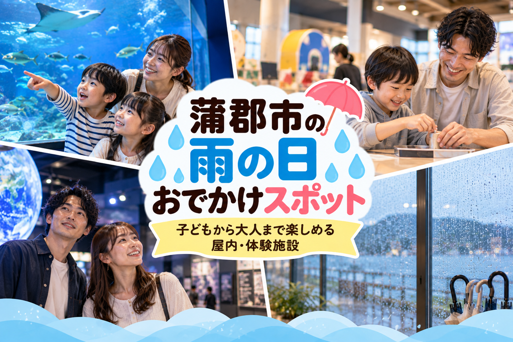 蒲郡市の雨の日おでかけスポットおすすめ｜子どもから大人まで楽しめる屋内・体験施設