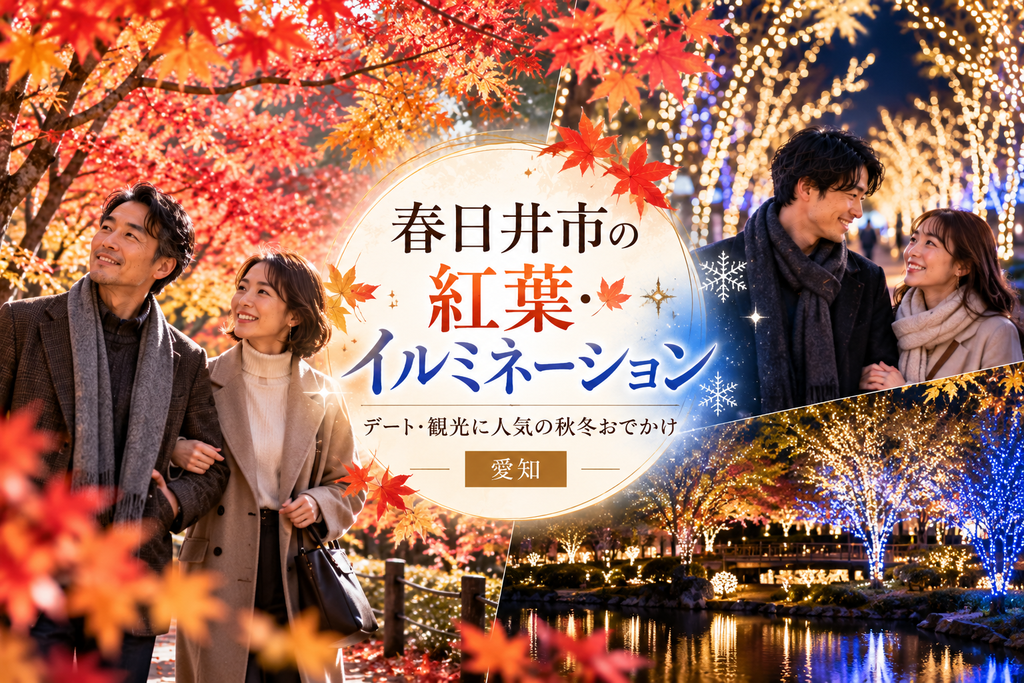 春日井市の紅葉・イルミネーションおすすめスポット|デート・観光に人気の秋冬おでかけ