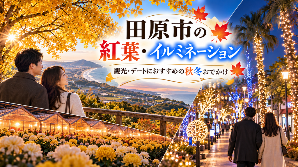 田原市の紅葉・イルミネーションスポット｜観光・デートにおすすめの秋冬おでかけ
