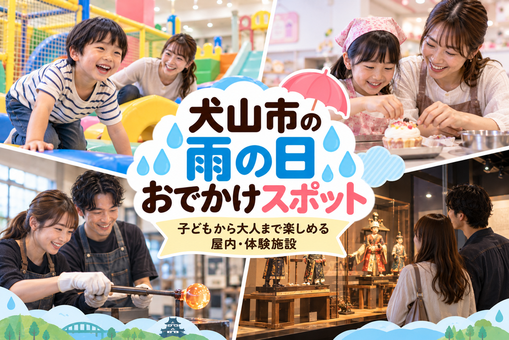 犬山市の雨の日おでかけスポットおすすめ|子どもから大人まで楽しめる屋内・体験施設