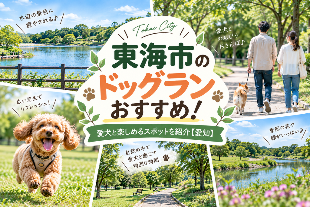 東海市のドッグランおすすめ!愛犬と楽しめるスポットを紹介【愛知】