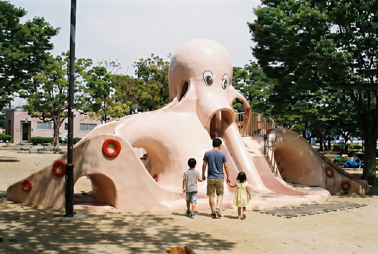 安城市 安城市総合運動公園のタコのすべり台