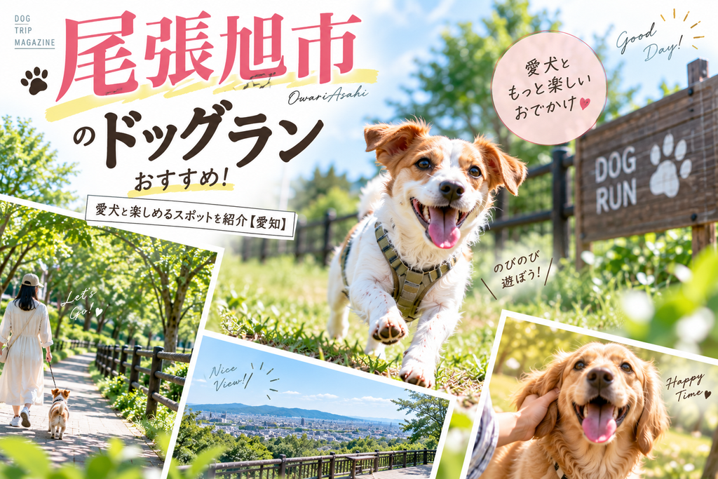 尾張旭市のドッグランおすすめ！愛犬と楽しめるスポットを紹介【愛知】