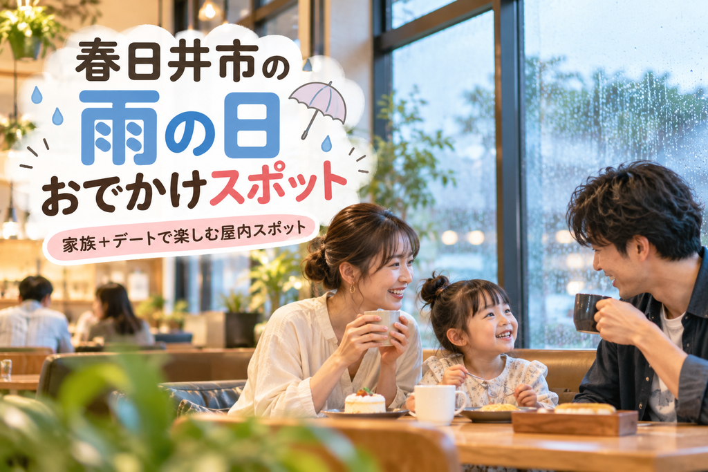 春日井市の雨の日おでかけスポットおすすめ｜子どもから大人まで楽しめる屋内施設