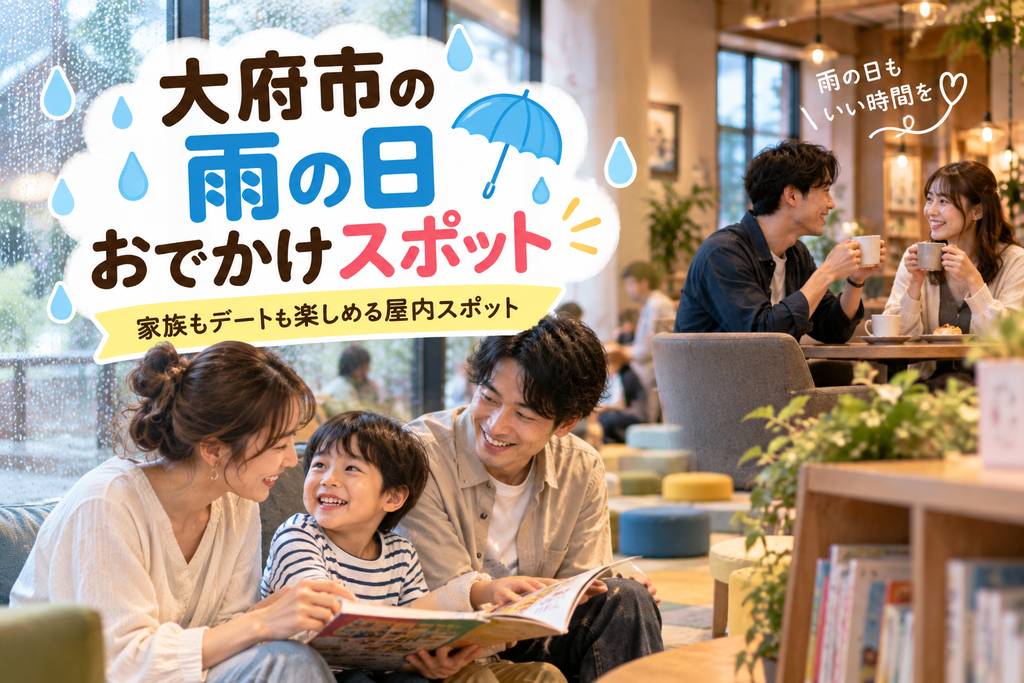 大府市の雨の日おでかけスポットおすすめ｜子どもから大人まで楽しめる屋内施設