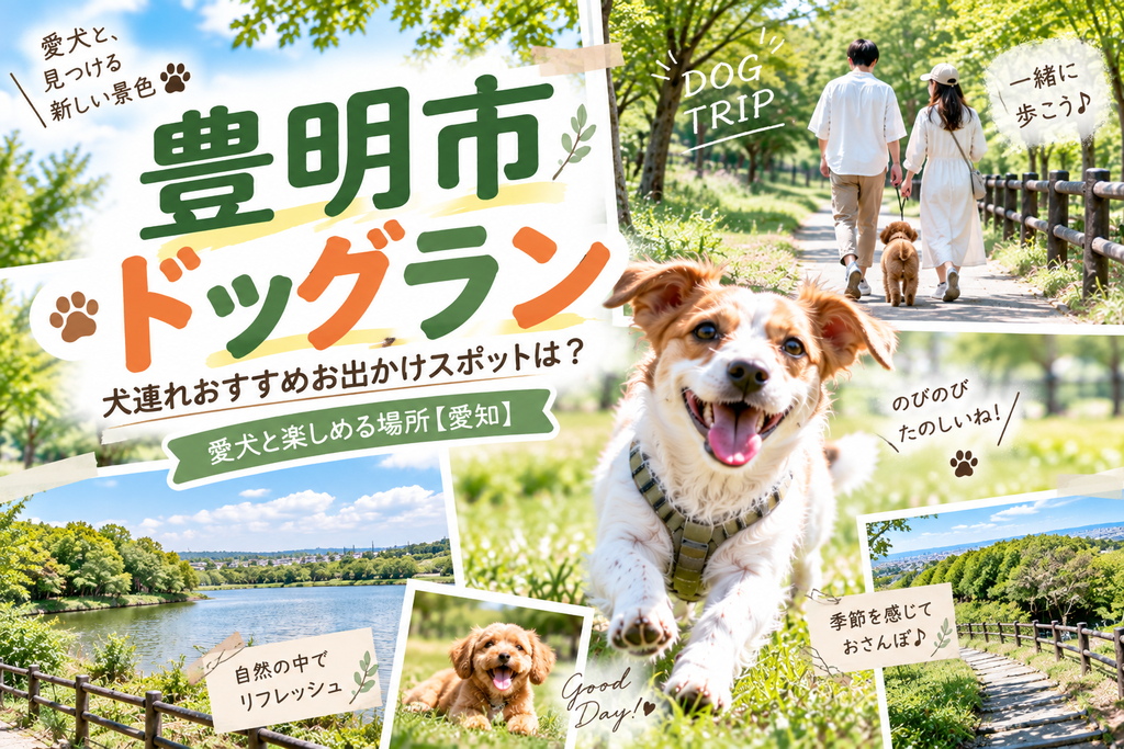 豊明市のドッグラン犬連れおすすめお出かけスポットは?愛犬と楽しめる場所【愛知】