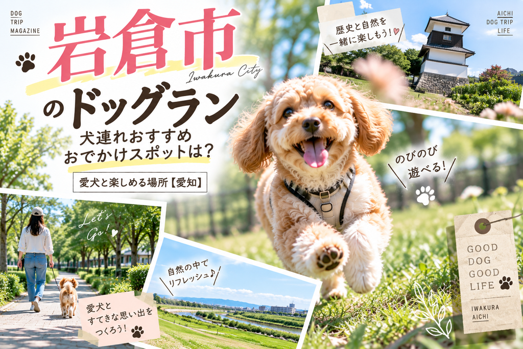 岩倉市のドッグラン犬連れオススメお出かけスポットは？愛犬と楽しめる場所【愛知】