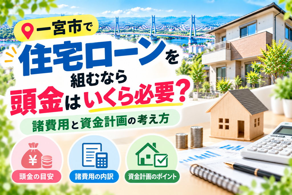 一宮市で住宅ローンを組むなら頭金はいくら必要？諸費用と資金計画の考え方