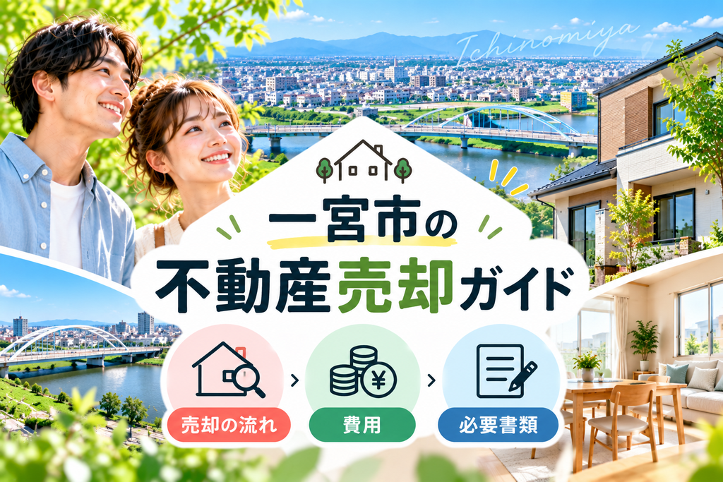 一宮市の不動産売却ガイド｜売却の流れ・費用・必要書類をわかりやすく解説