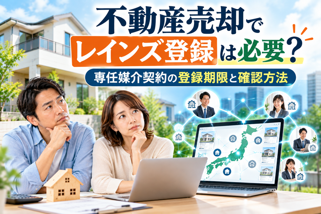 不動産売却でレインズ登録は必要？専任媒介契約の登録期限と確認方法