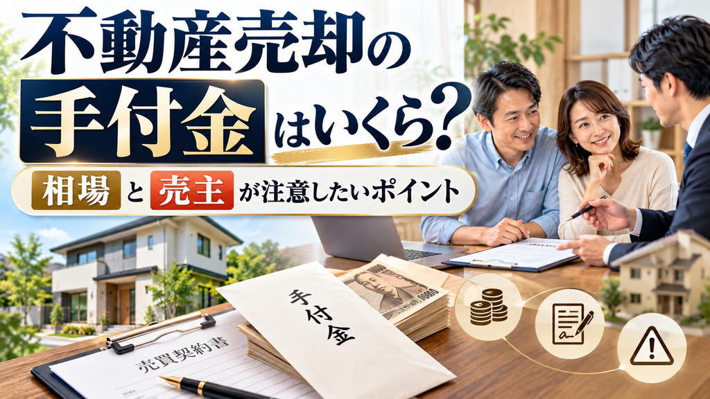 不動産売却の手付金はいくら？相場と売主が注意したいポイント