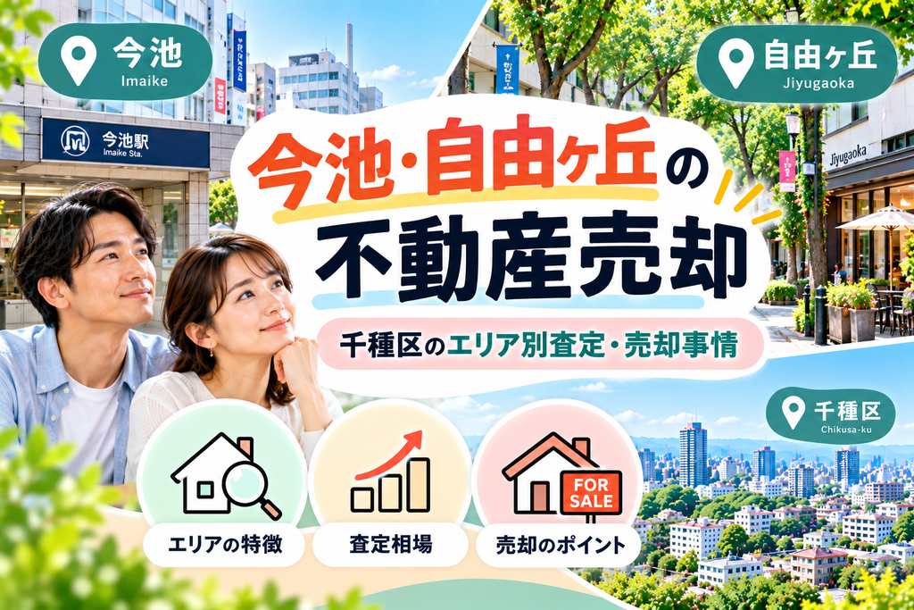 今池・自由ヶ丘の不動産売却｜千種区のエリア別査定・売却事情