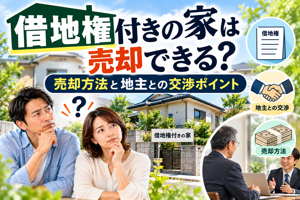 借地権付きの家は売却できる？売却方法と地主との交渉ポイント