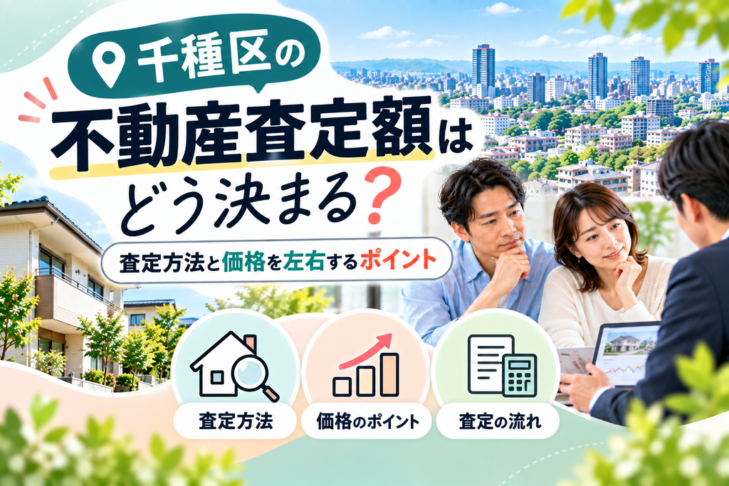 千種区の不動産査定額はどう決まる？査定方法と価格を左右するポイント