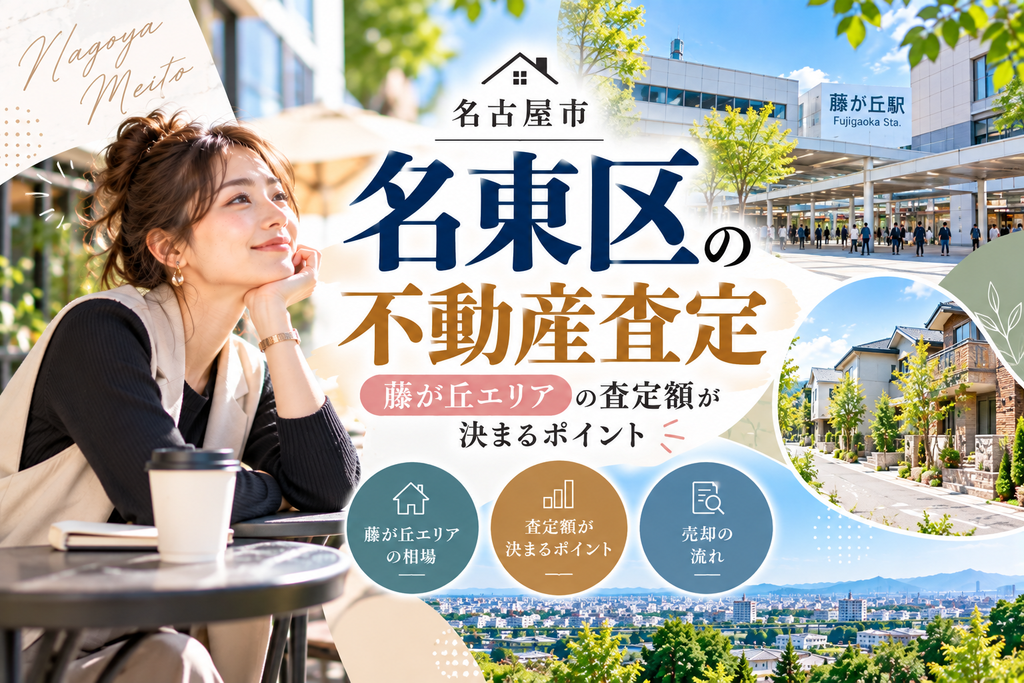 名古屋市名東区の不動産査定｜藤が丘エリアの査定額が決まるポイント