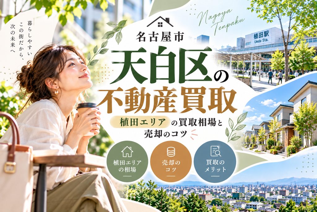 名古屋市天白区の不動産買取｜植田エリアの買取相場と売却のコツ