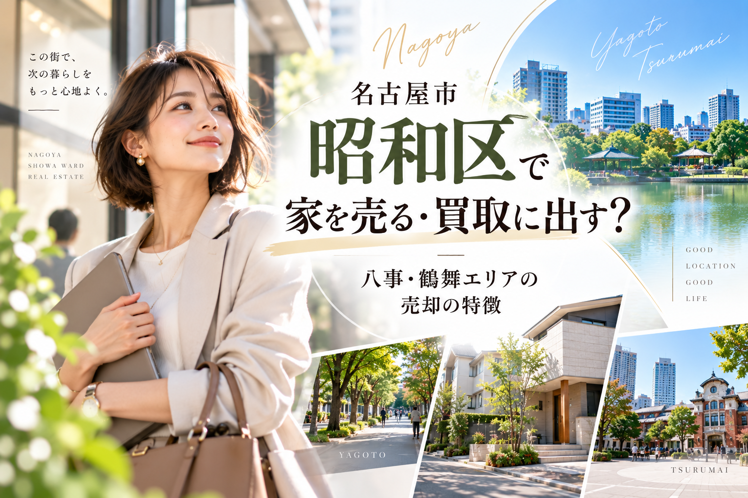 名古屋市昭和区で家を売る・買取に出す?八事・鶴舞エリアの売却の特徴