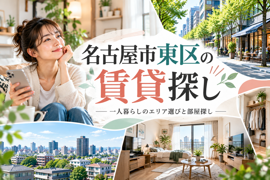 名古屋市東区の賃貸探し｜一人暮らしにおすすめのエリアと部屋選び