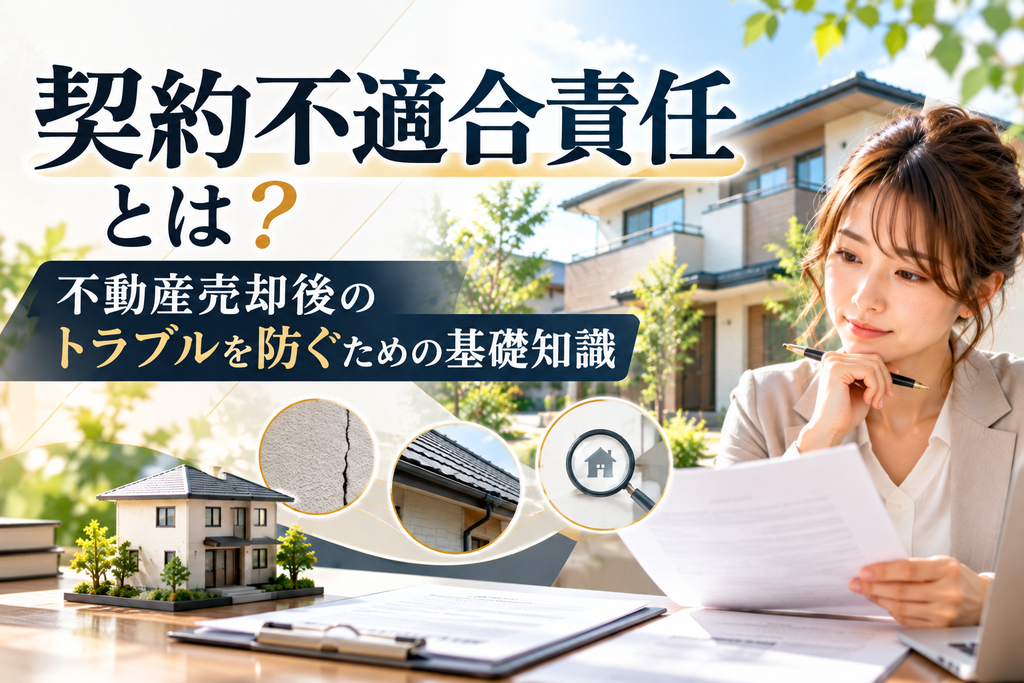 契約不適合責任とは？不動産売却後のトラブルを防ぐための基礎知識