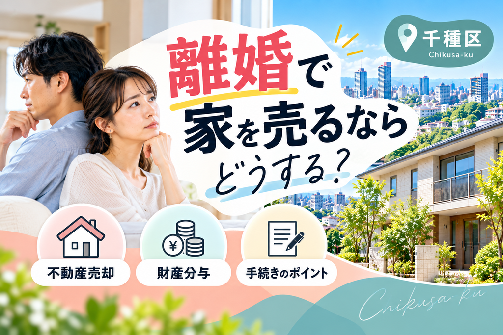 離婚で家を売るならどうする？千種区の不動産売却と財産分与のポイント
